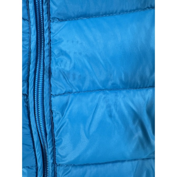 GH Bass Co Down Filled Puffer Jacket Womens M Quilted Lightweight Waterfowl Blue - Picture 6 of 16